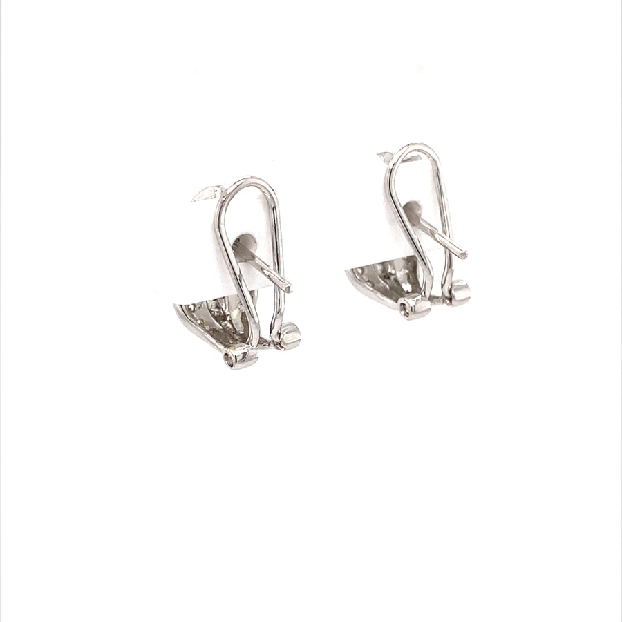14K White Gold 0.38ct Diamond Earrings – Pre-Loved
