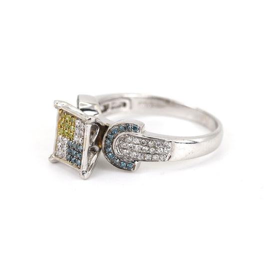 9K White Gold 0.50ct Diamond Ring