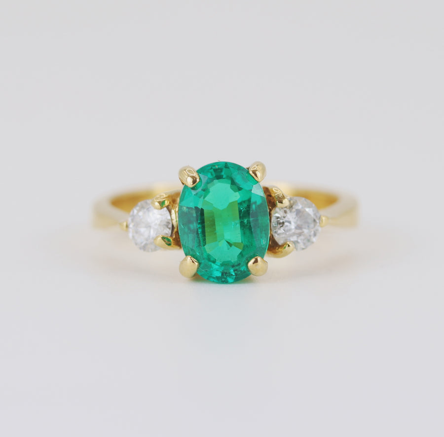 18K Yellow Gold 2.30ct Diamond Ring – Pre-Loved