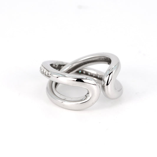 18K White Gold 0.44ct Diamond Ring