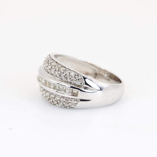 9K White Gold 1ct Diamond Ring