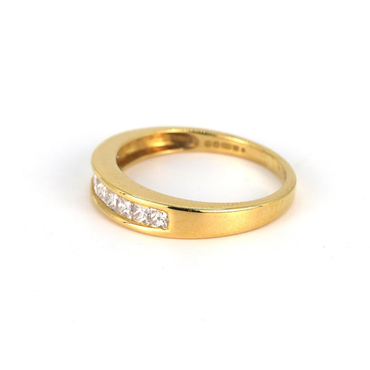 18K Yellow Gold 0.50ct Diamond Ring