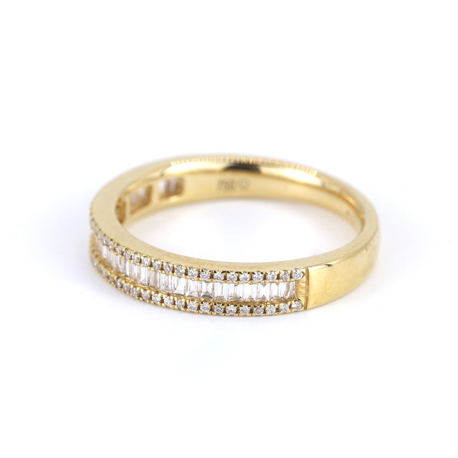 18K Yellow Gold Diamond Ring (DET430) – Pre-Loved