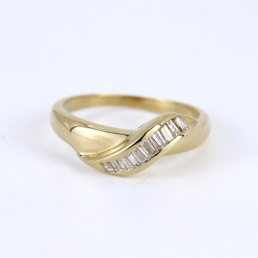 18K Yellow Gold 0.25ct Diamond Ring – Pre-Loved