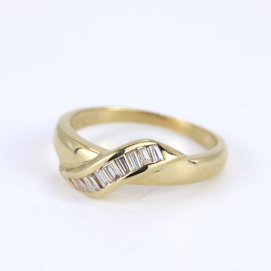 18K Yellow Gold 0.25ct Diamond Ring