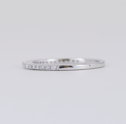 18K White Gold 0.15ct Diamond Ring