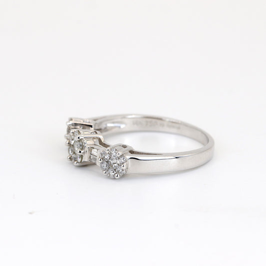 18K White Gold 0.57ct Diamond Ring