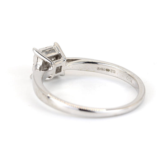 18K White Gold 0.14ct Diamond Ring