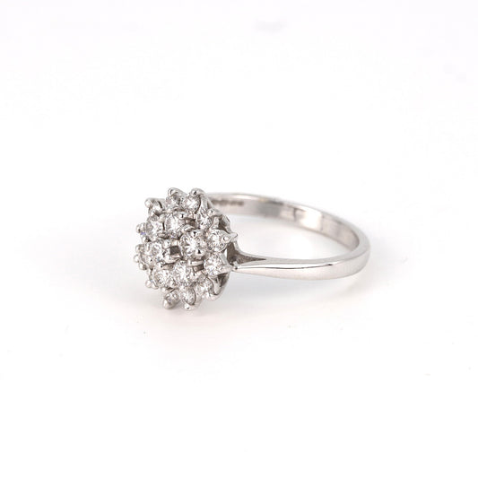 18K White Gold 0.95ct Diamond Ring