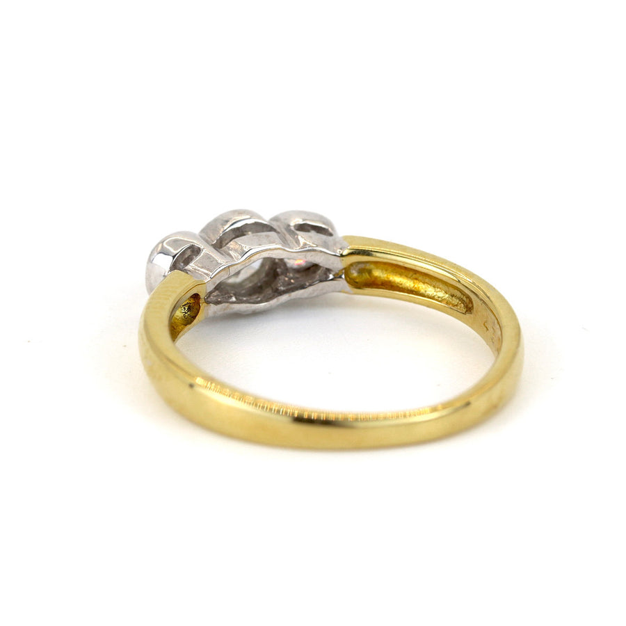 18K White & Yellow Gold 0.43ct Diamond Ring – Pre-Loved