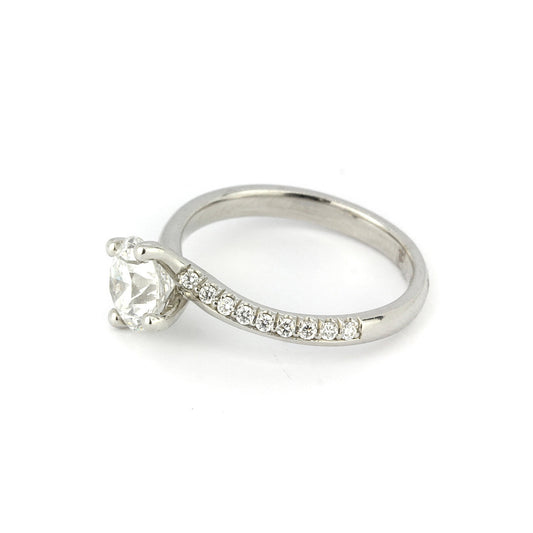 Platinum 1.16ct Diamond Ring