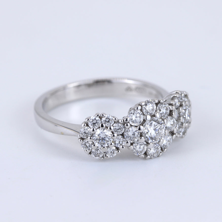 18K White Gold 0.50ct Diamond Ring (DR556) – Pre-Loved