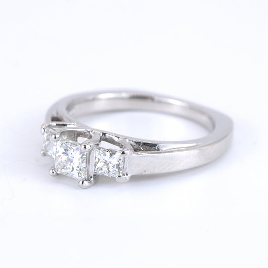18K White Gold 0.80ct Diamond Ring
