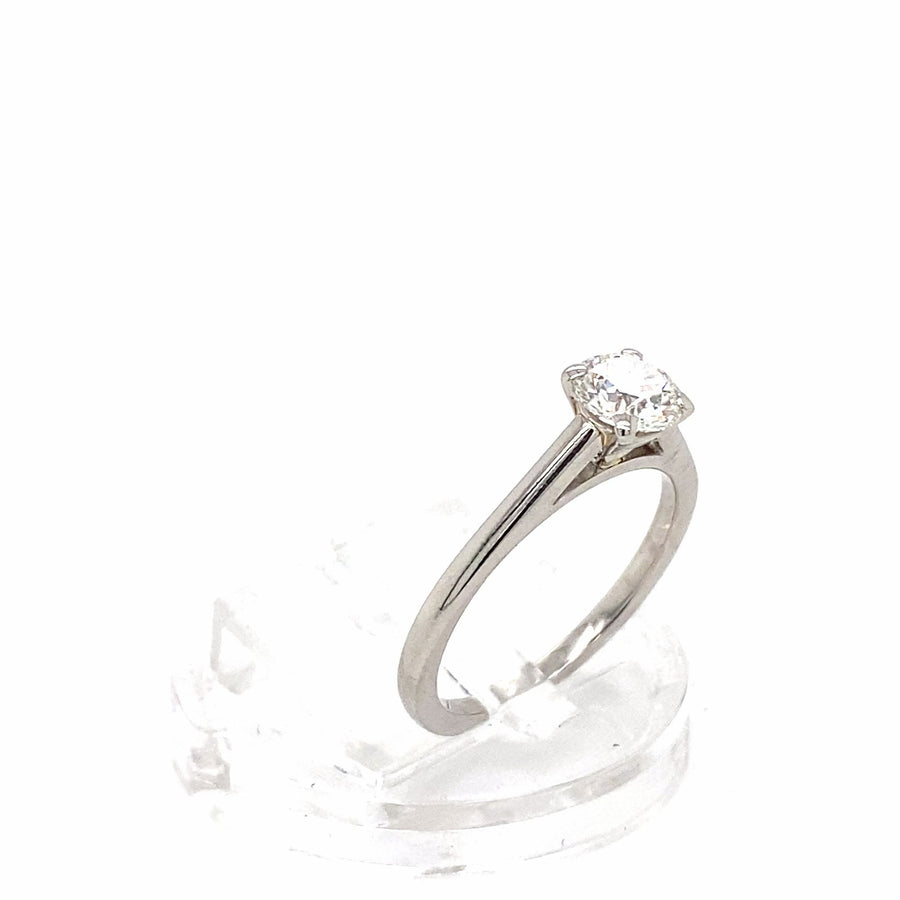 De Beers Platinum 950 0.52ct Diamond Engagement Ring – Pre-Loved