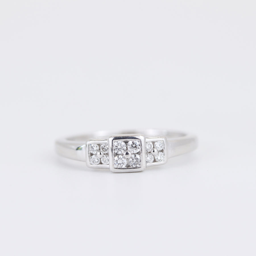 18K White Gold 0.25ct Diamond Ring