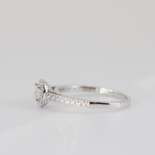 18K White Gold 0.50ct Diamond Ring
