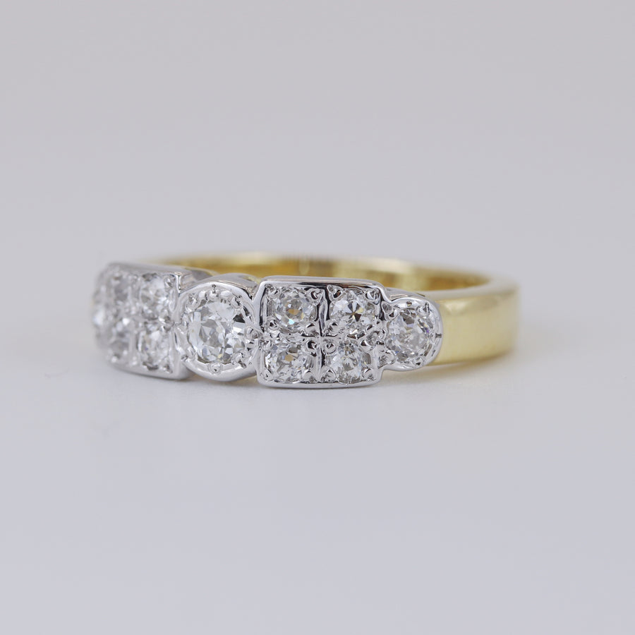 18K White & Yellow Gold 0.70ct Diamond Ring – Pre-Loved