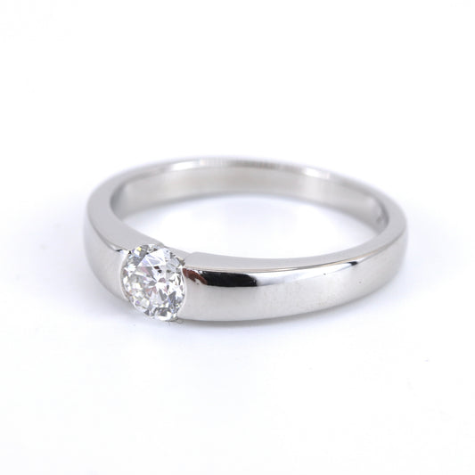 Platinum 950 0.50ct Diamond Ring