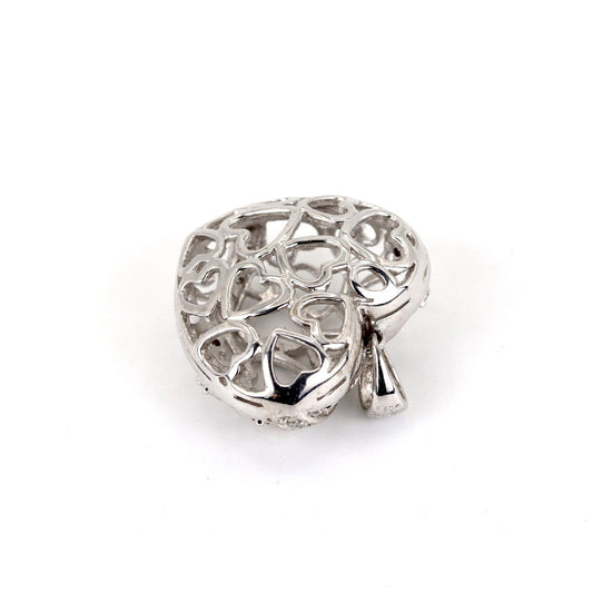18K White Gold 0.11ct Diamond Pendant