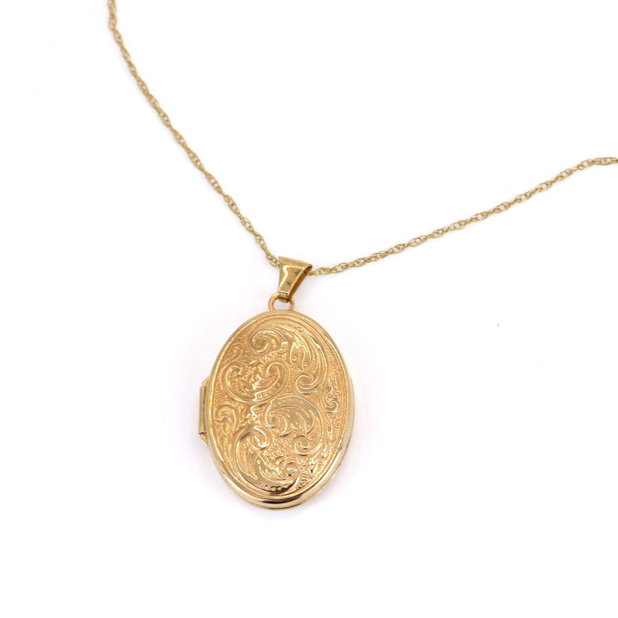 Yellow Gold Diamond Pendant – Pre-Loved