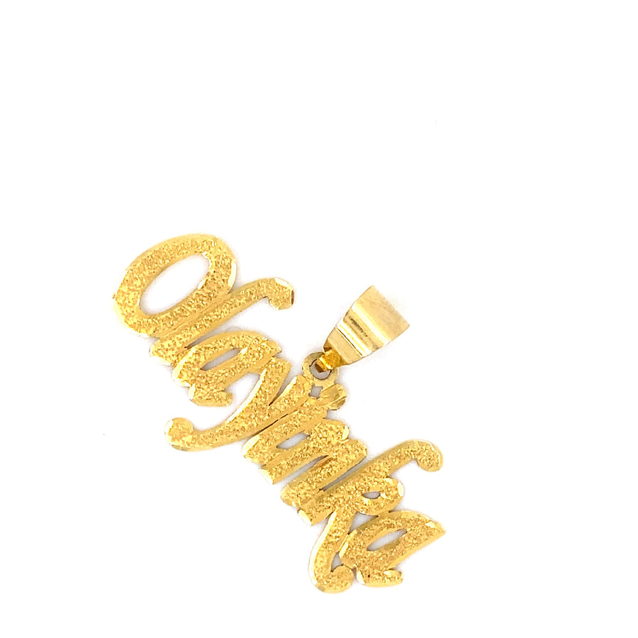 18K Yellow Gold Pendant – Pre-Loved