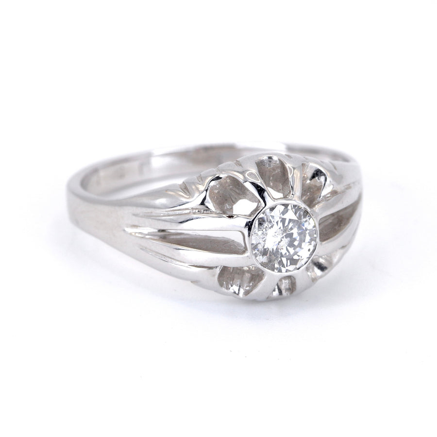 18K White Gold 0.43ct Diamond Ring – Pre-Loved