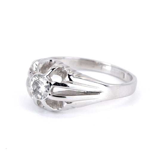 18K White Gold 0.43ct Diamond Ring