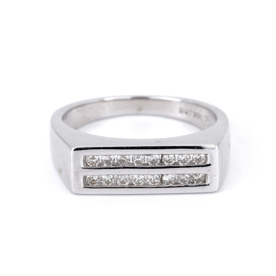 18K White Gold 0.40ct Diamond Ring (SIG24) – Pre-Loved