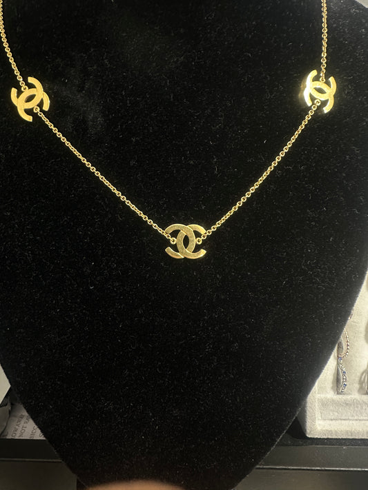 18K Yellow Gold Chain Necklace