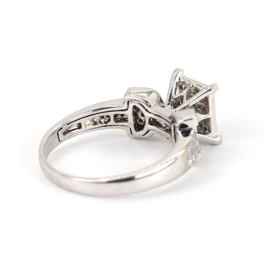 UK Hallmarked 9K White Gold 0.50ct Diamond Ring – Pre-Loved