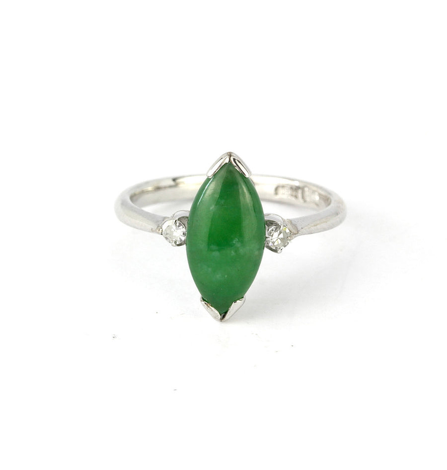 18K White Gold Diamond Ring