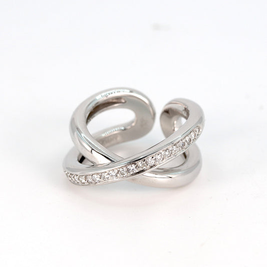 18K White Gold 0.44ct Diamond Ring