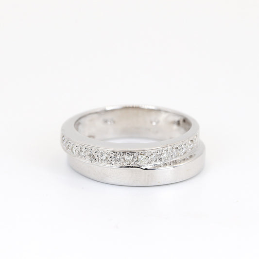 18K White Gold 0.15ct Diamond Ring