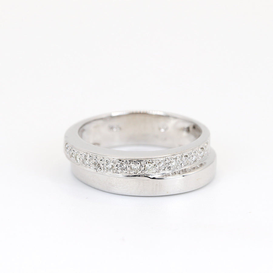 18K White Gold 0.15ct Diamond Ring