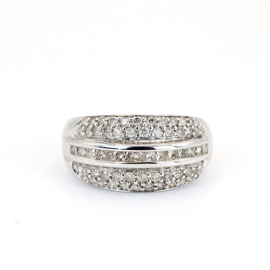9K White Gold 1ct Diamond Ring