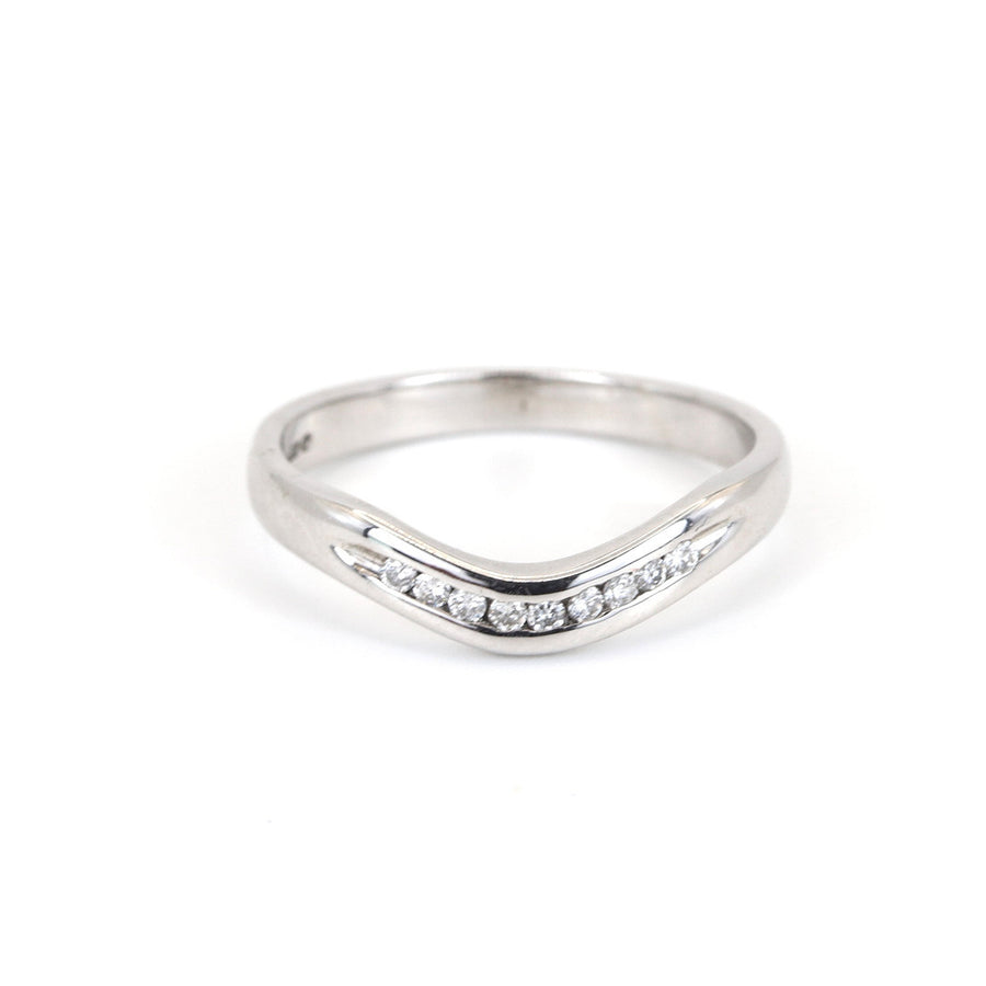 18K White Gold 0.10ct Diamond Ring