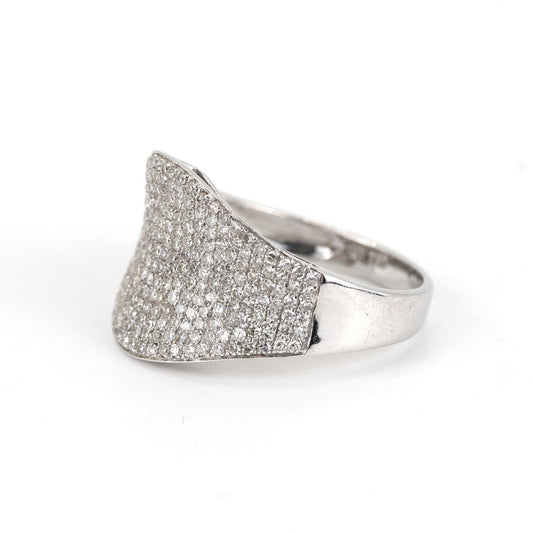 18K White Gold 0.97ct Diamond Ring