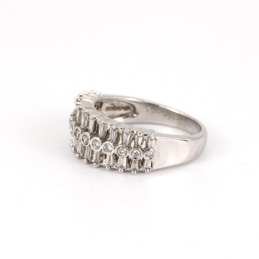 18K White Gold 0.76ct Diamond Ring
