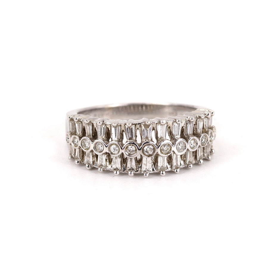 18K White Gold 0.76ct Diamond Ring