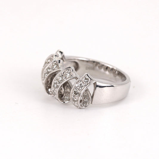 18K White Gold Diamond Ring