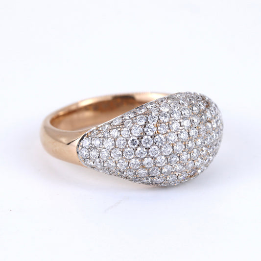 18K Rose Gold 1.6ct Diamond Ring