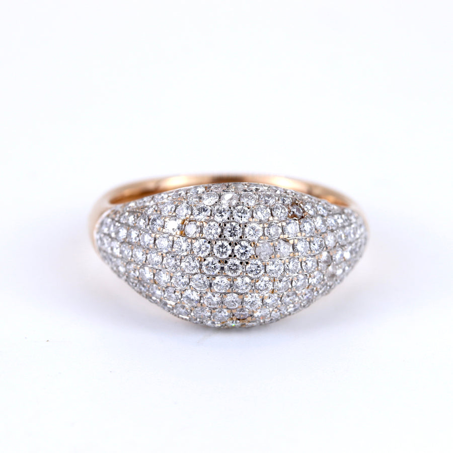 18K Rose Gold 1.6ct Diamond Ring