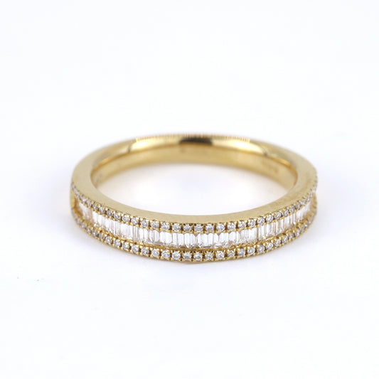 18K Yellow Gold Diamond Ring