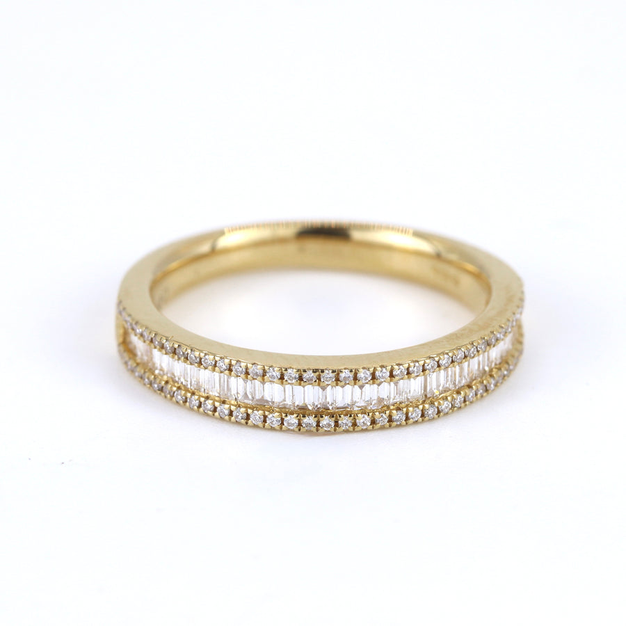 18K Yellow Gold Diamond Ring