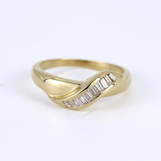 18K Yellow Gold 0.25ct Diamond Ring