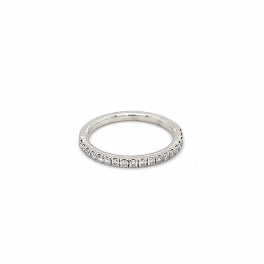 De Beers Platinum 950 0.21ct Diamond Eternity Ring