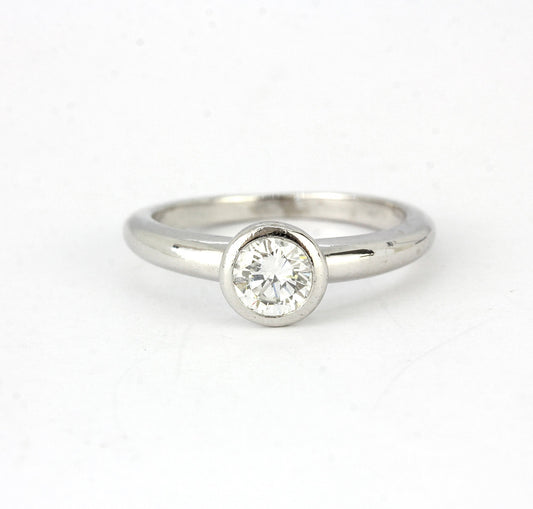 Platinum 0.50ct Diamond Ring