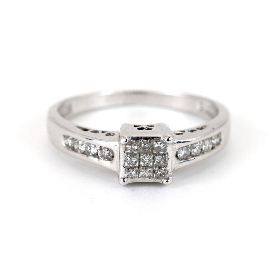 18K White Gold 0.33ct Diamond Ring