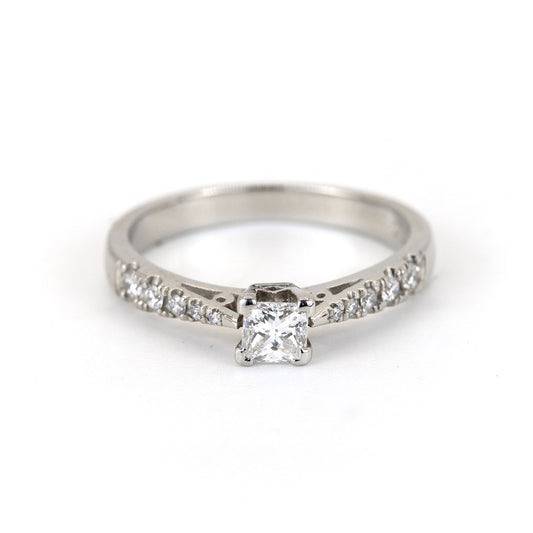 Platinum 950 Diamond Ring