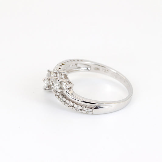 18K White Gold 0.57ct Diamond Ring